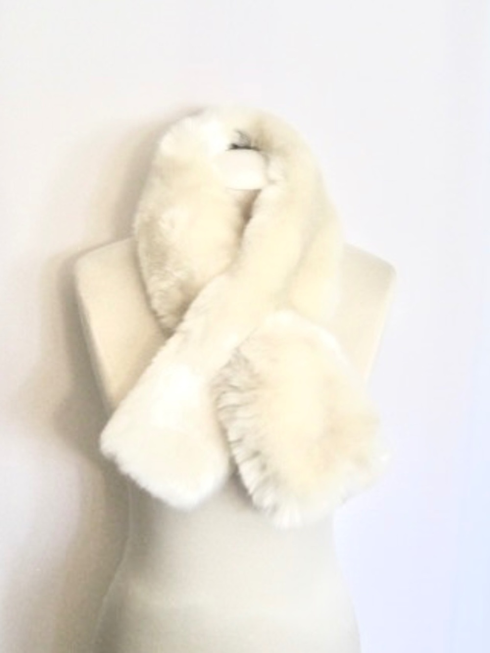 Caroll Irisa Faux Fur Pull-Through Scarf